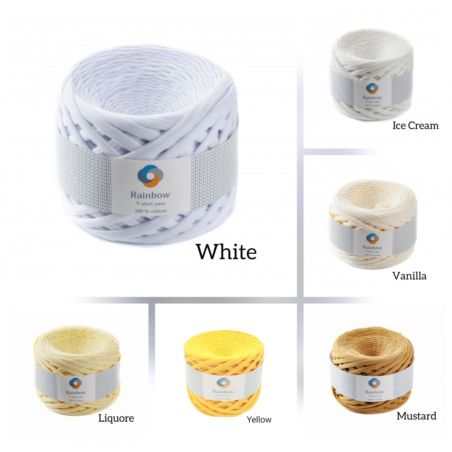 T-shirt Yarn - 50 m 7-9 mm thickness