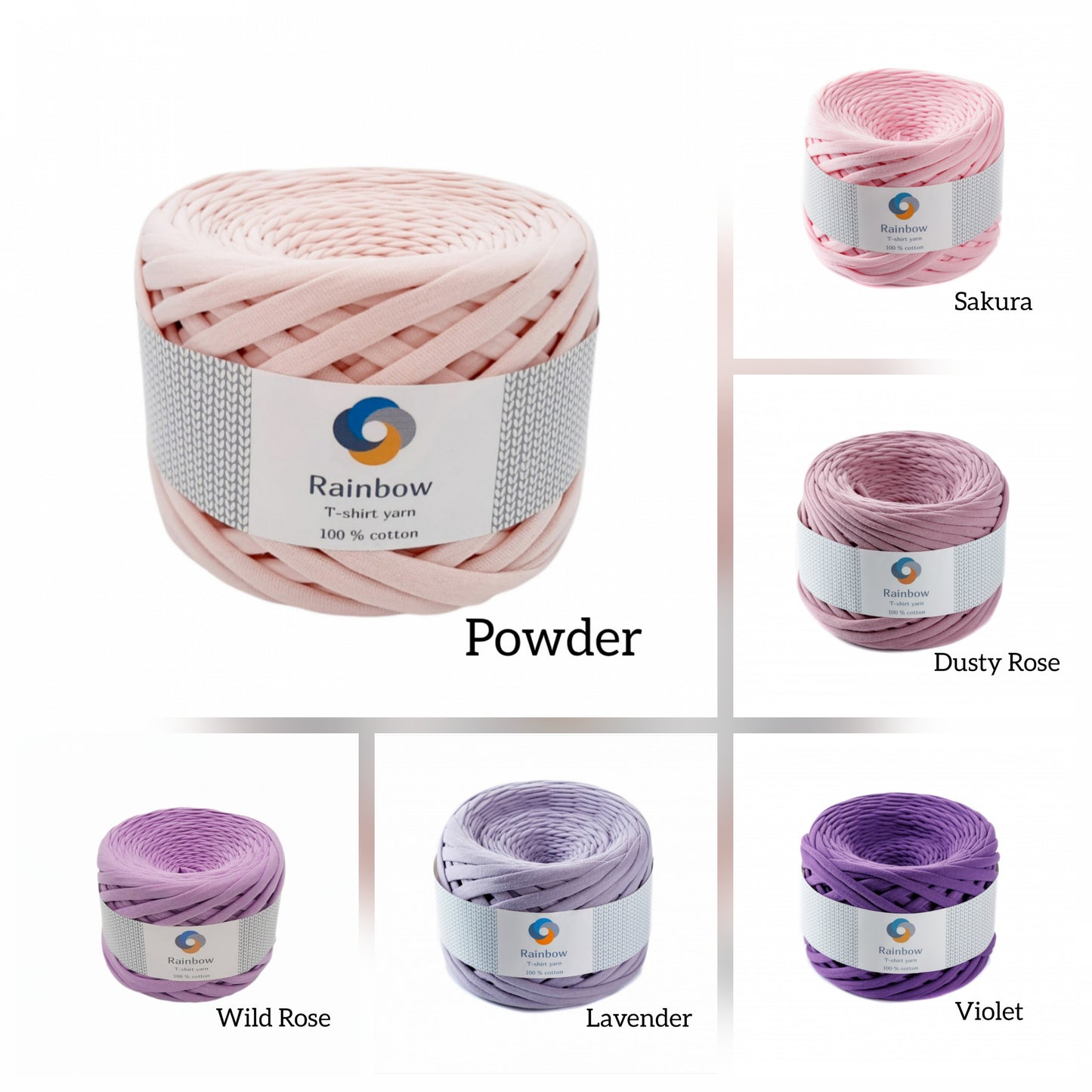 T-shirt Yarn - 50 m 7-9 mm thickness