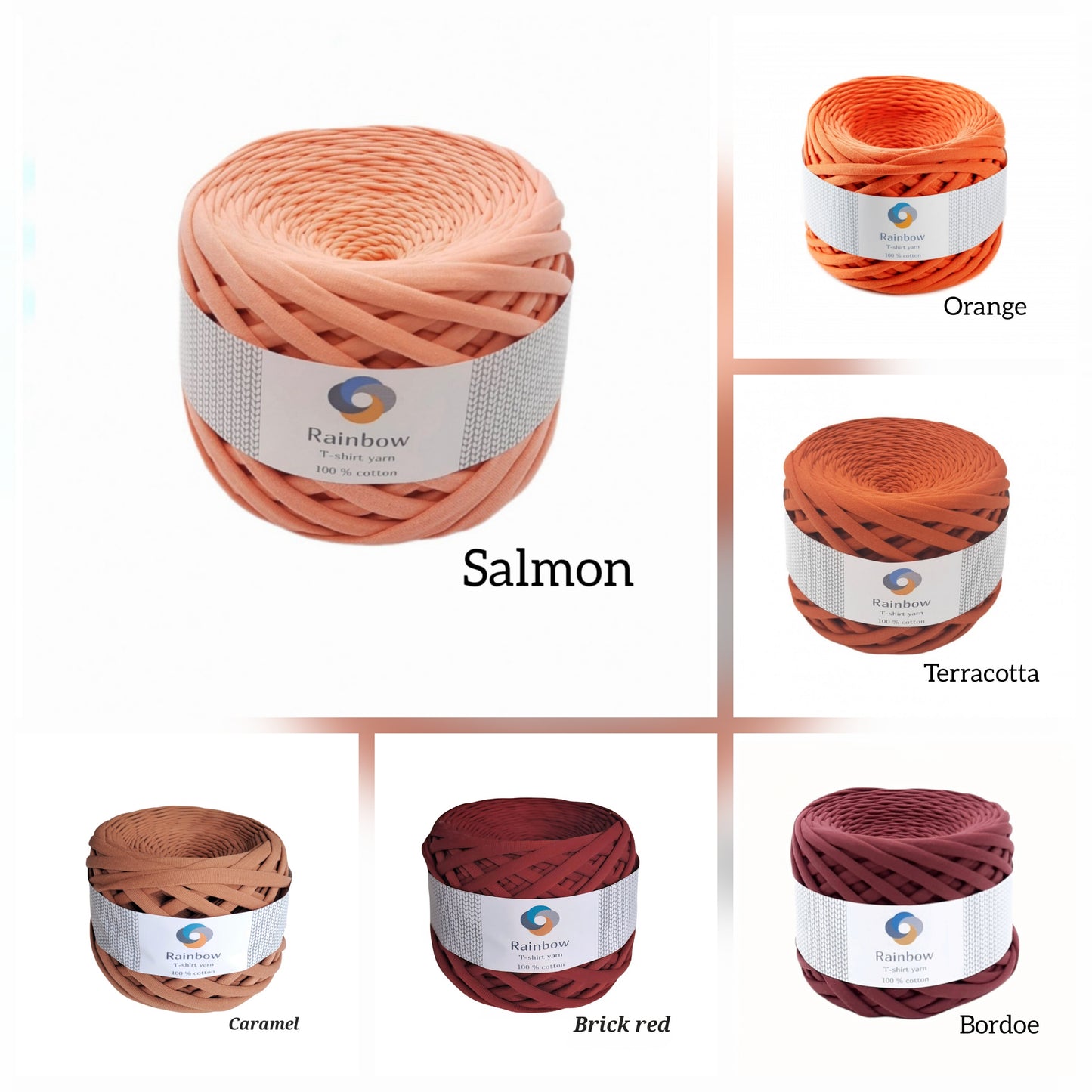 T-shirt Yarn - 50 m 7-9 mm thickness