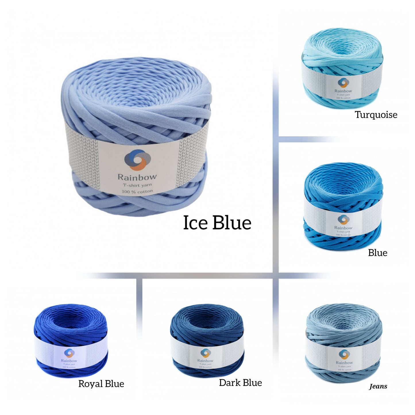 T-shirt Yarn - 50 m 7-9 mm thickness