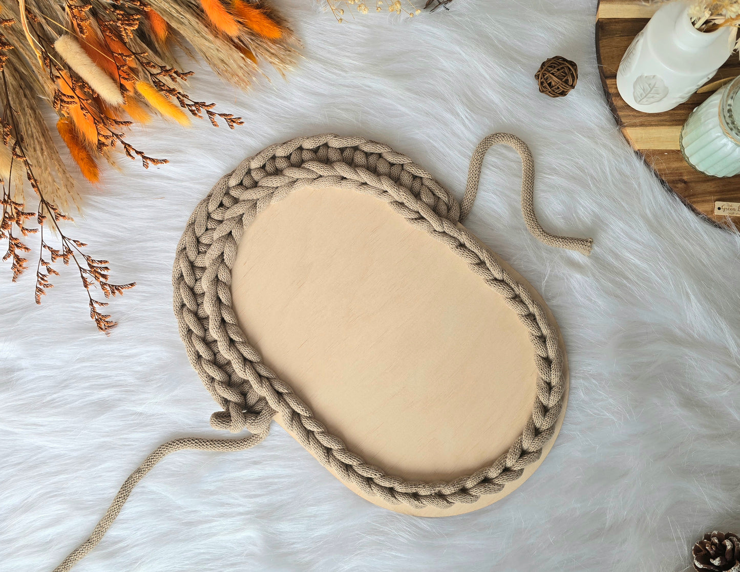 Oval Wooden Crochet Basket Bases - Various Sizes