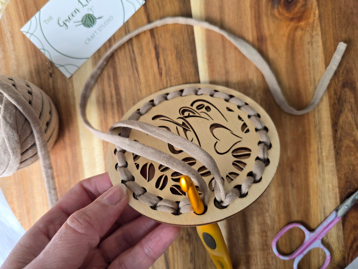 Coaster crochet DIY Kit - make 2