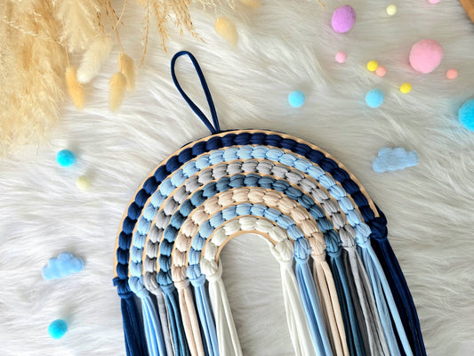 Rainbow Crochet Kit Blue colours