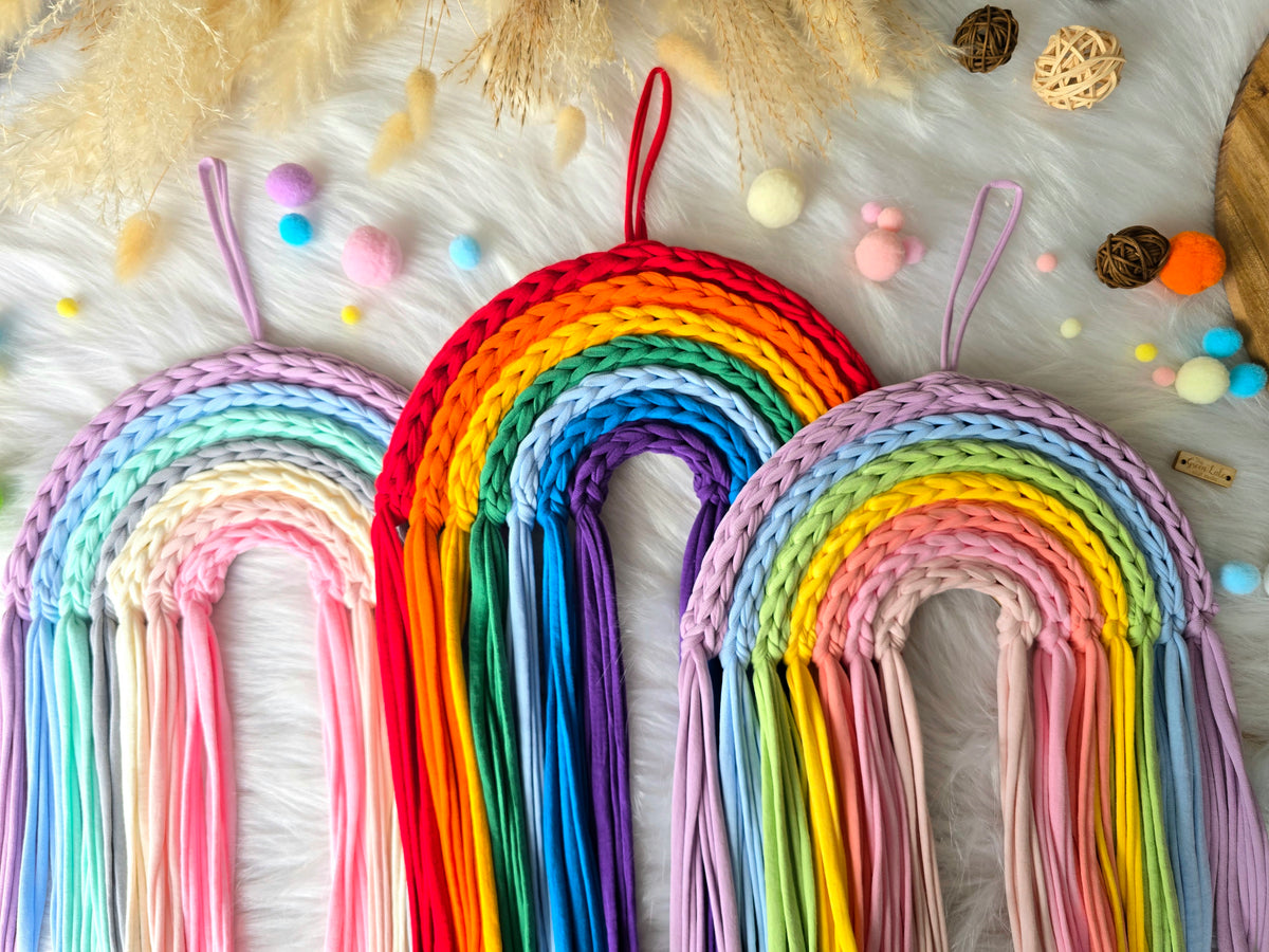 Rainbow Crochet Kit Woodland colours