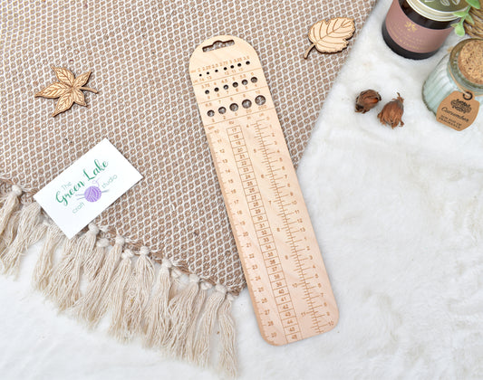 Wooden sock ruler N3 UK