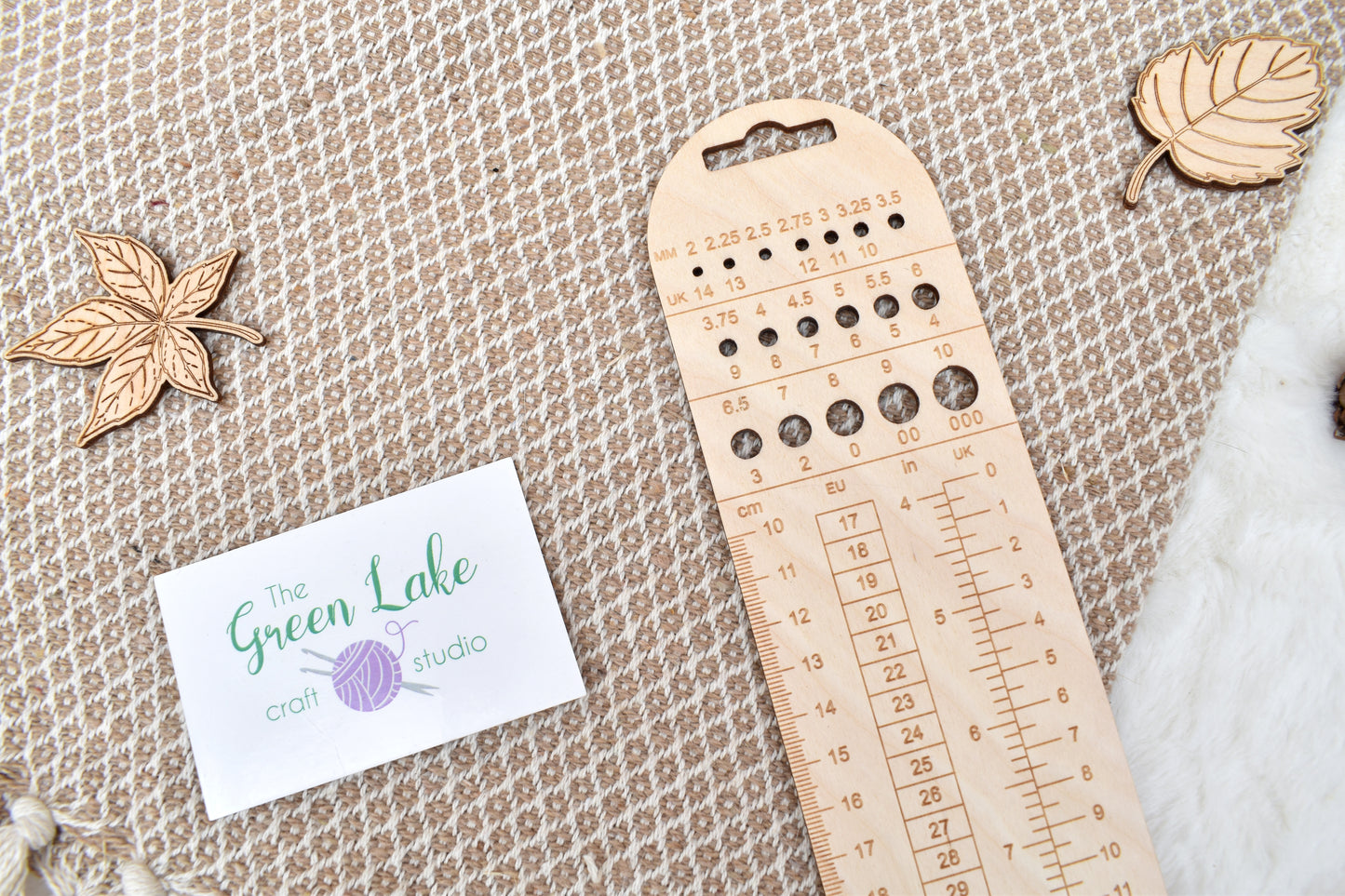 Wooden sock ruler N3 UK