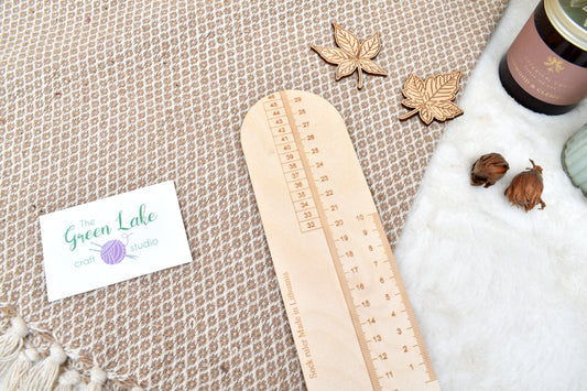 Wooden Sock Ruler N1 EU