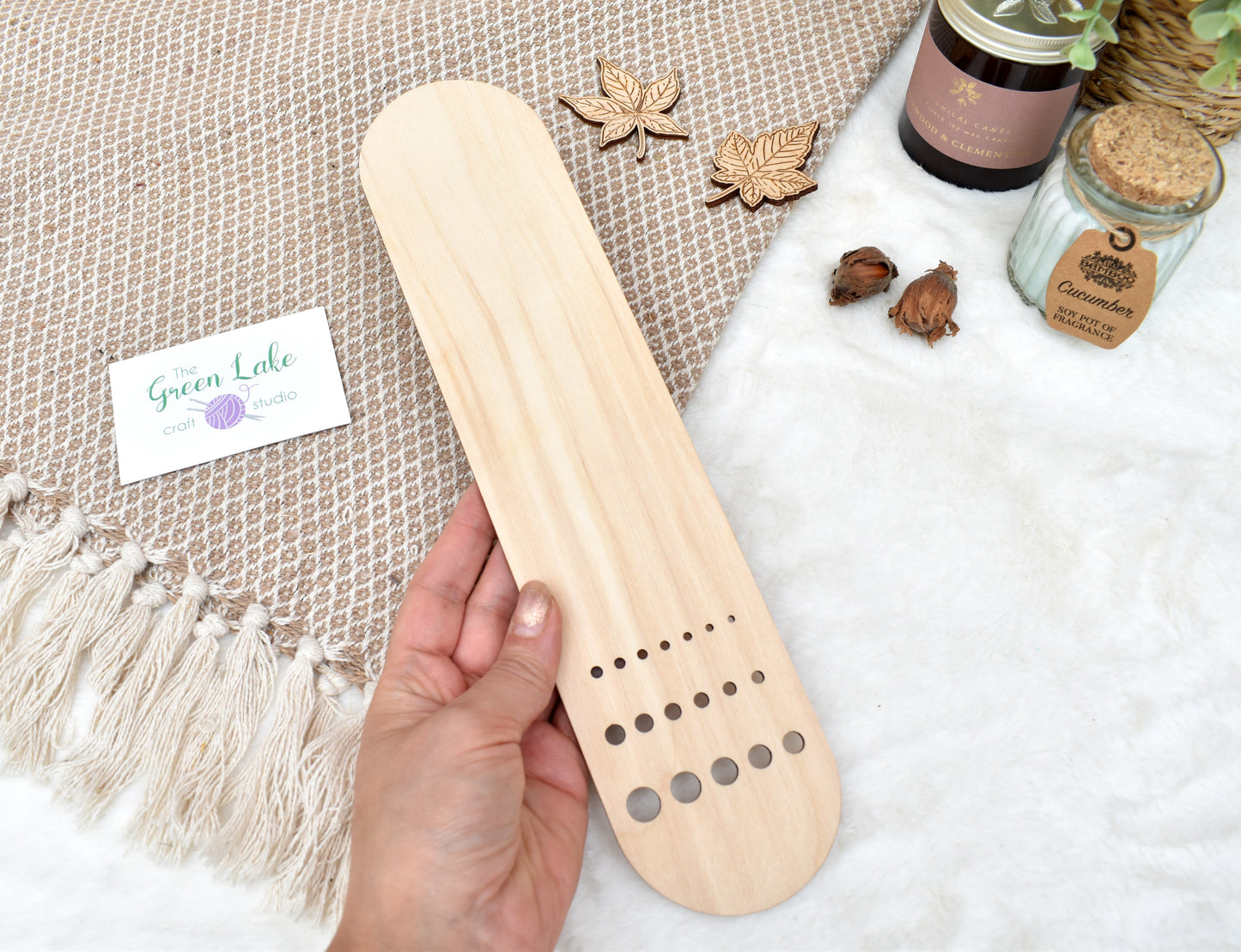 Wooden Sock Ruler N1 EU