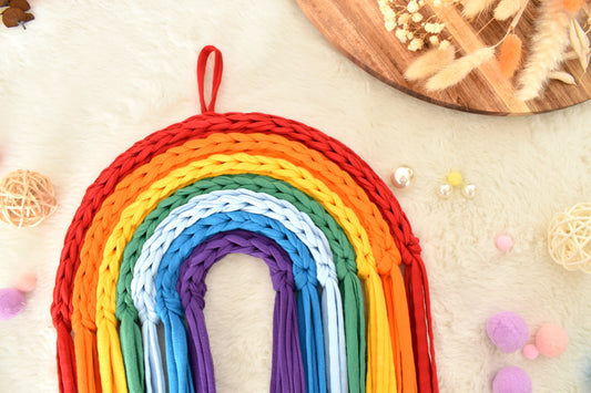 Rainbow Wall Hanging: Nursery Decor Classic
