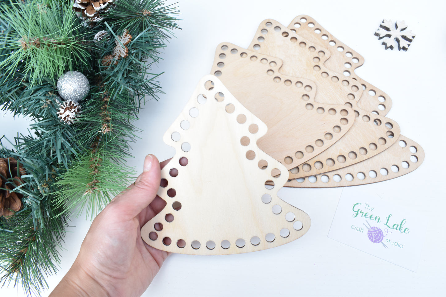 Christmas tree wooden base