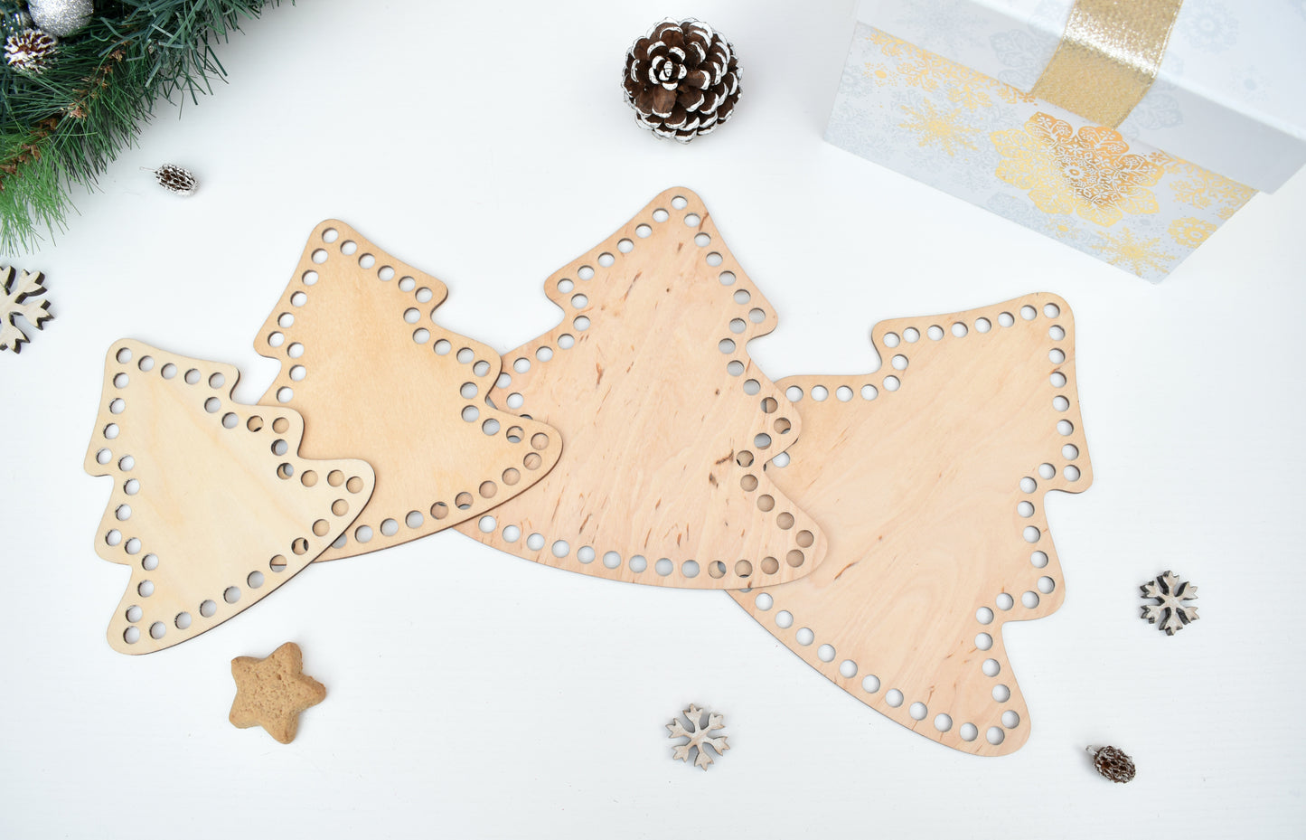 Christmas tree wooden base