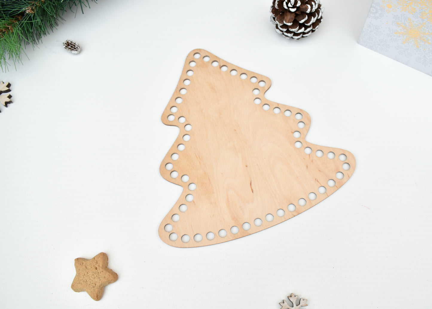 Christmas tree wooden base