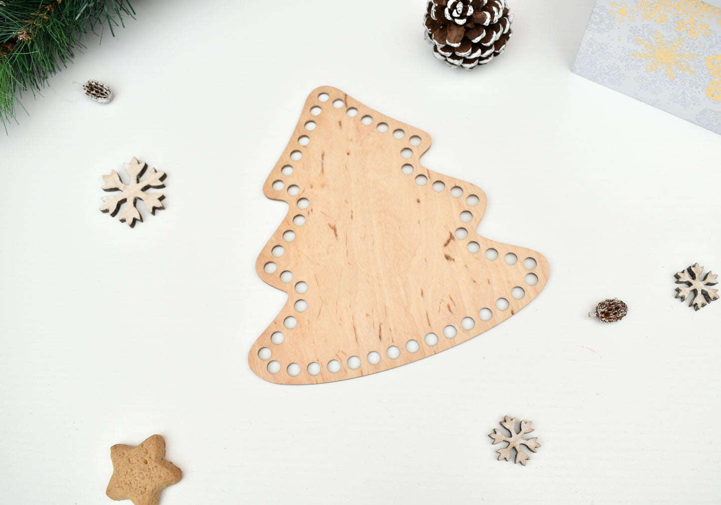 Christmas tree wooden base