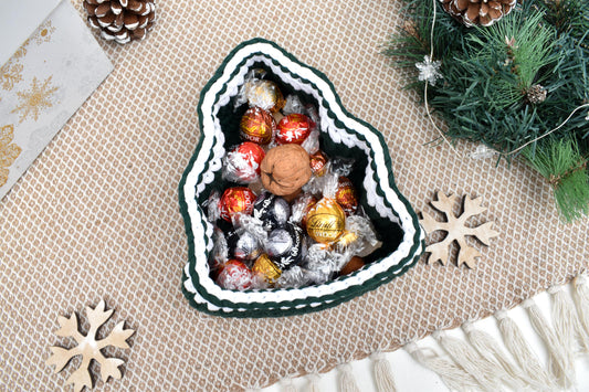 Christmas tree storage basket