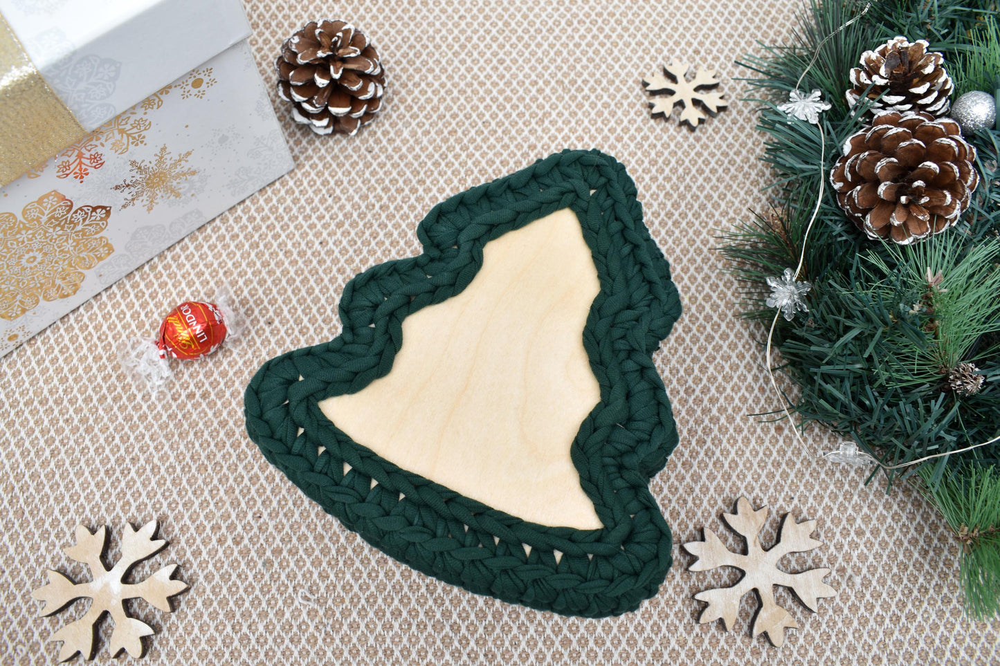 Christmas tree storage basket