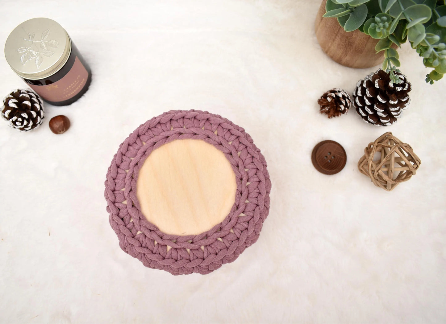 Girl's room decor basket