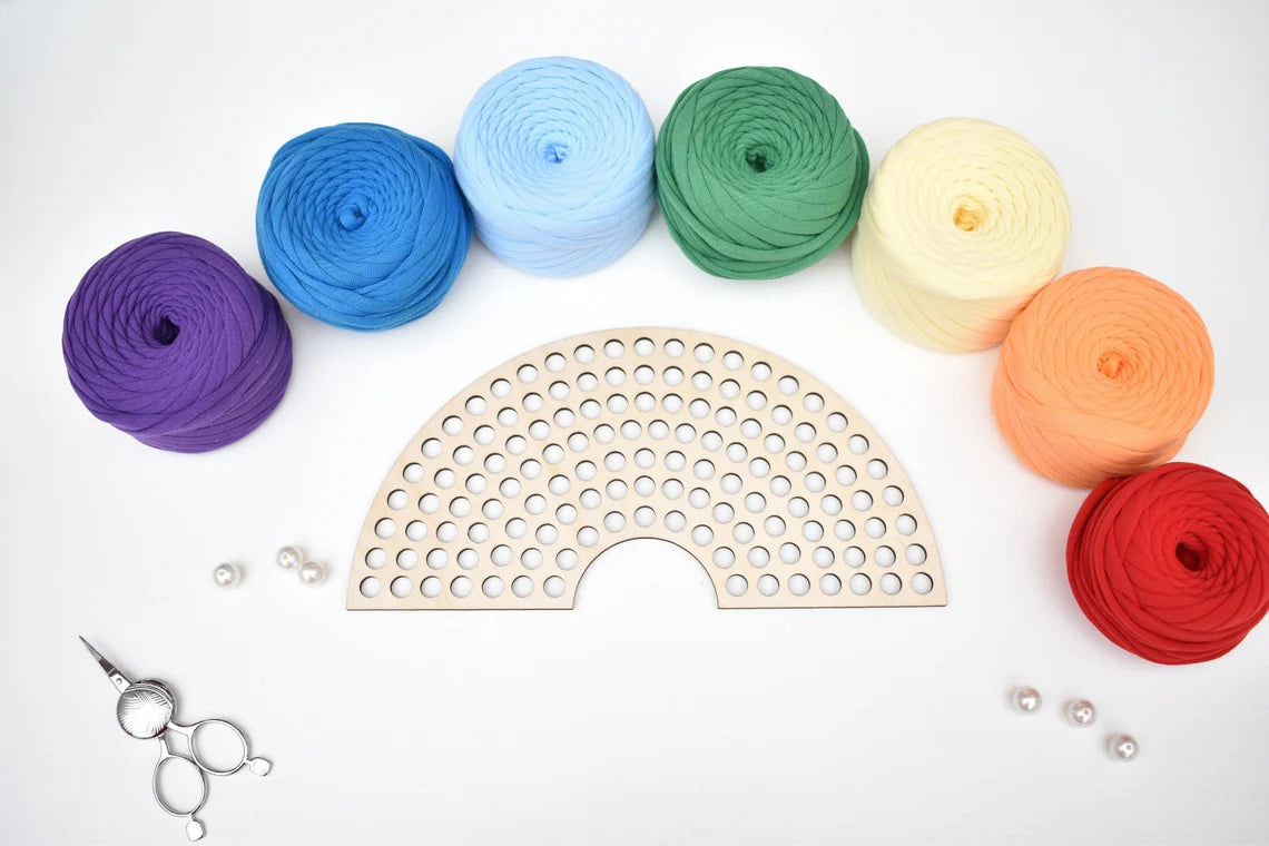 Rainbow wooden base