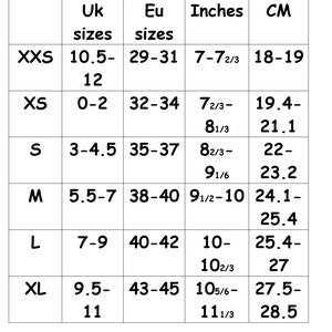 Sock blockers Size S/3-4.5 UK/35-37 EU
