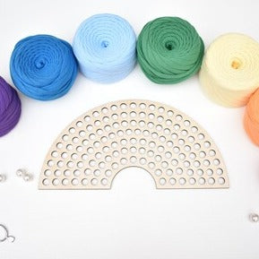 Rainbow wooden base
