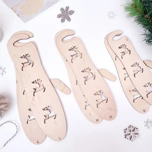 Mitten Wooden Blockers - Deer design