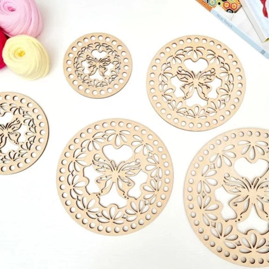 Wooden base Butterfly Design