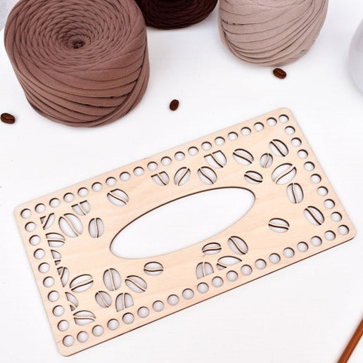Tissue Box Wooden Base