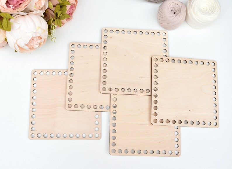 Square Wooden Bases