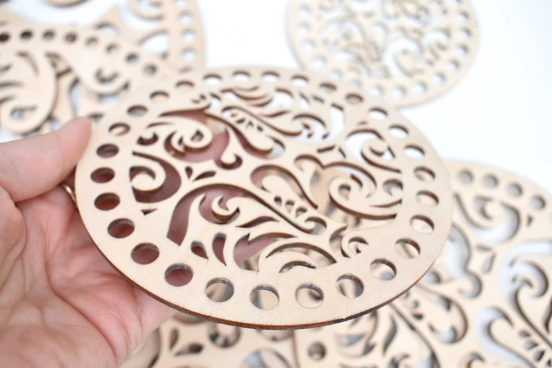 Wooden base Abstract Design