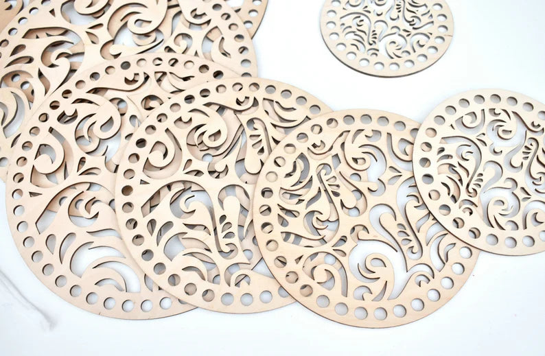 Wooden base Abstract Design