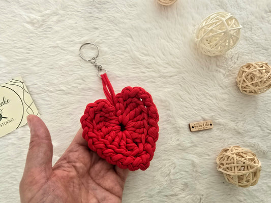 Heart keyring