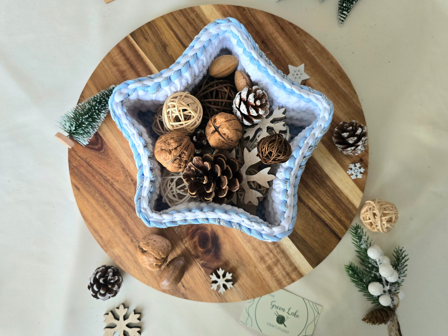 Christmas Star storage basket