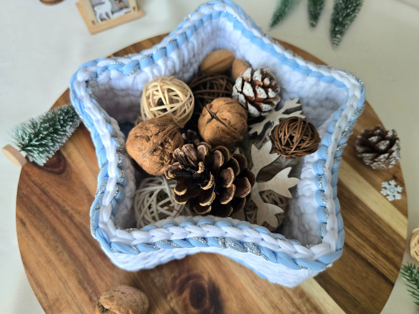 Christmas Star storage basket
