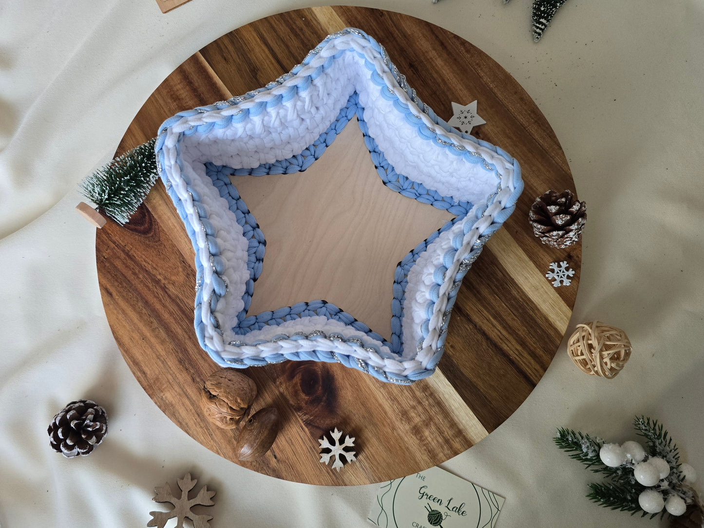 Christmas Star storage basket