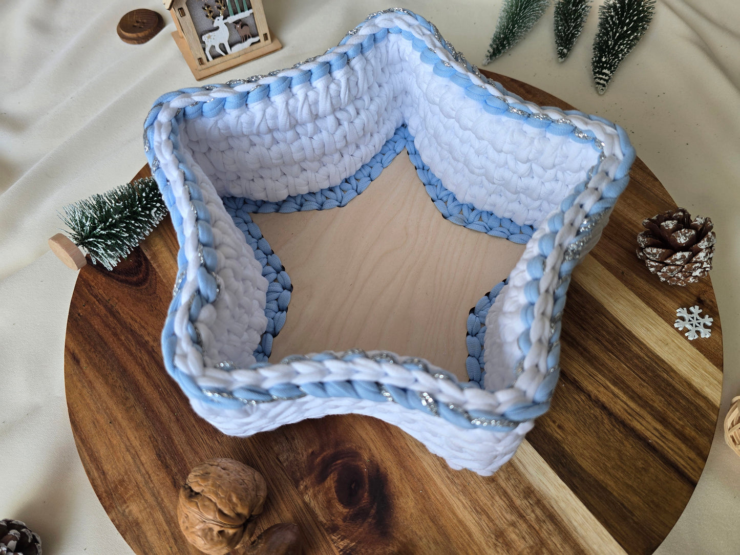 Christmas Star storage basket