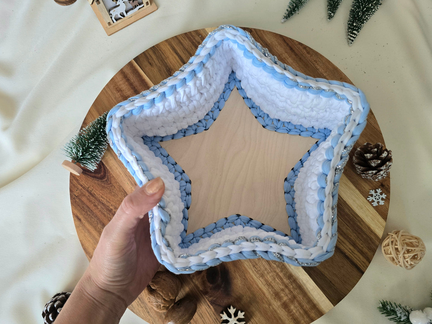 Christmas Star storage basket