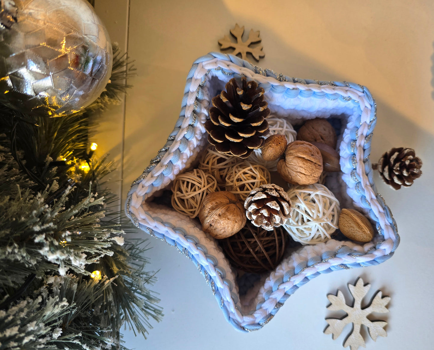 Christmas Star storage basket