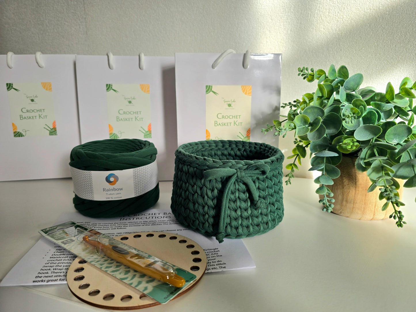 Introduction to the Tshirt yarn Make a small crochet basket Saturday 18th July 2pm-5pm