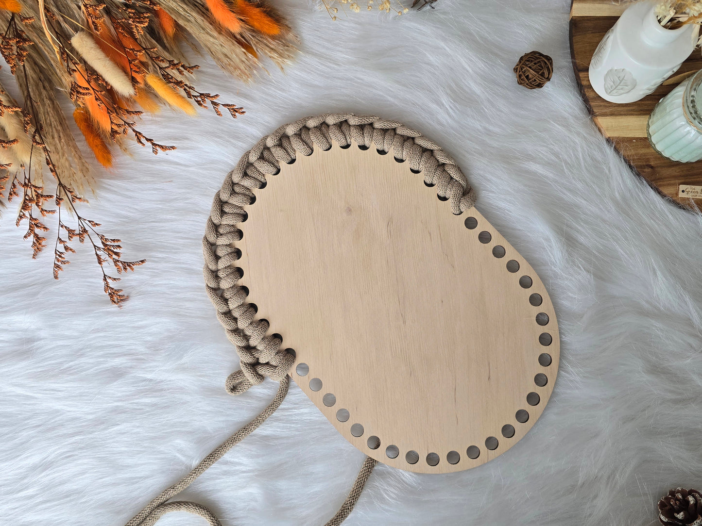 Oval Wooden Crochet Basket Bases - Various Sizes