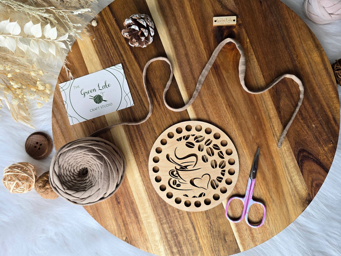 Coffee Lovers coaster crochet pattern PDF