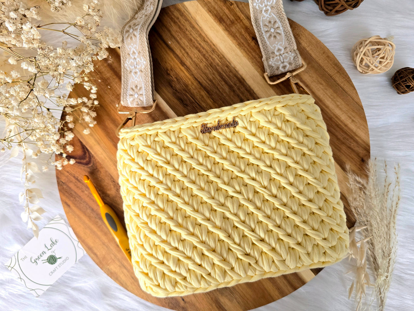 Learn to crochet Michella mini bag workshop Saturday 13th June 1pm-4pm