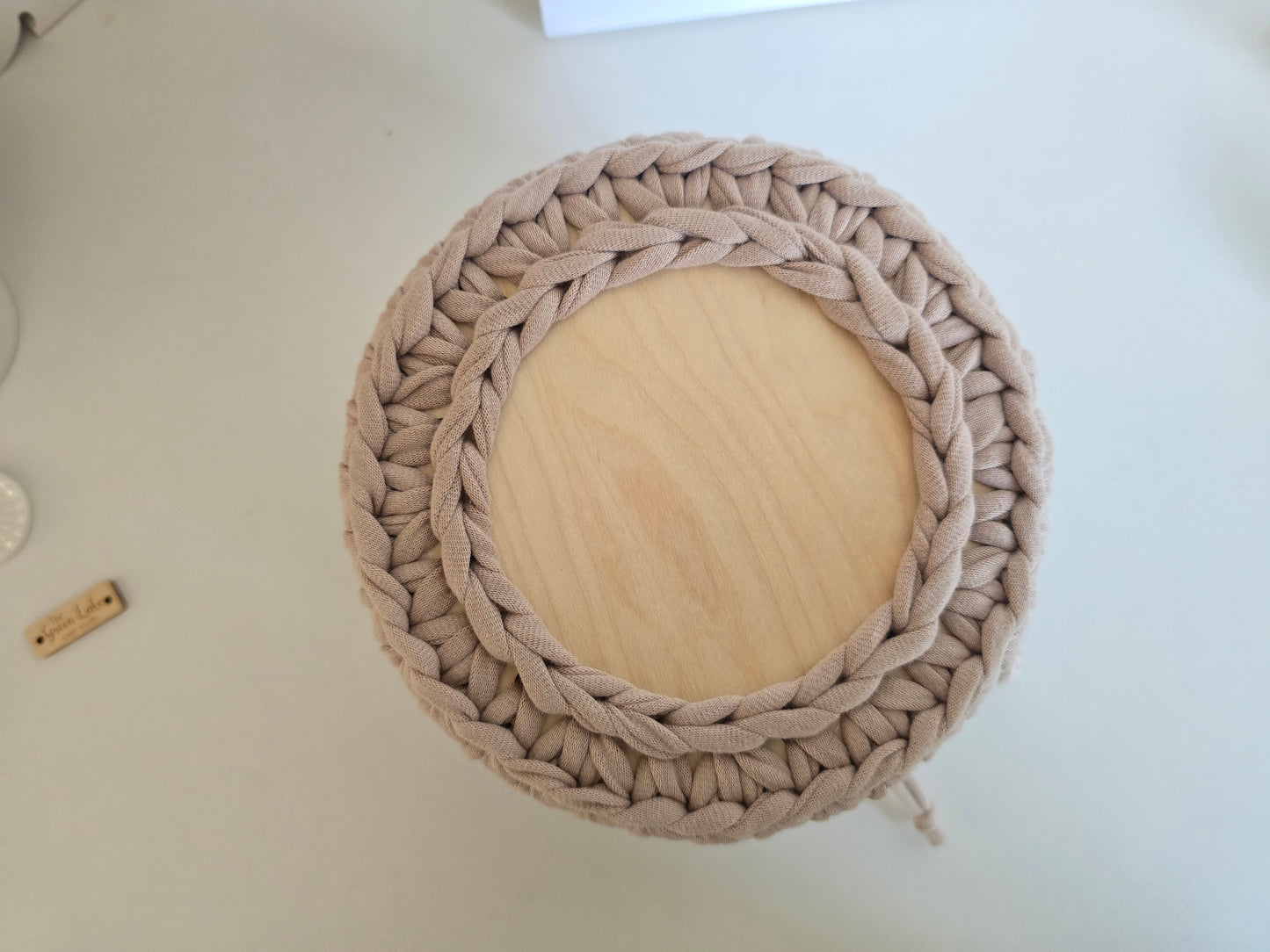 Small Crochet Basket PDF Pattern: Waistcoat Stitch Storage Basket
