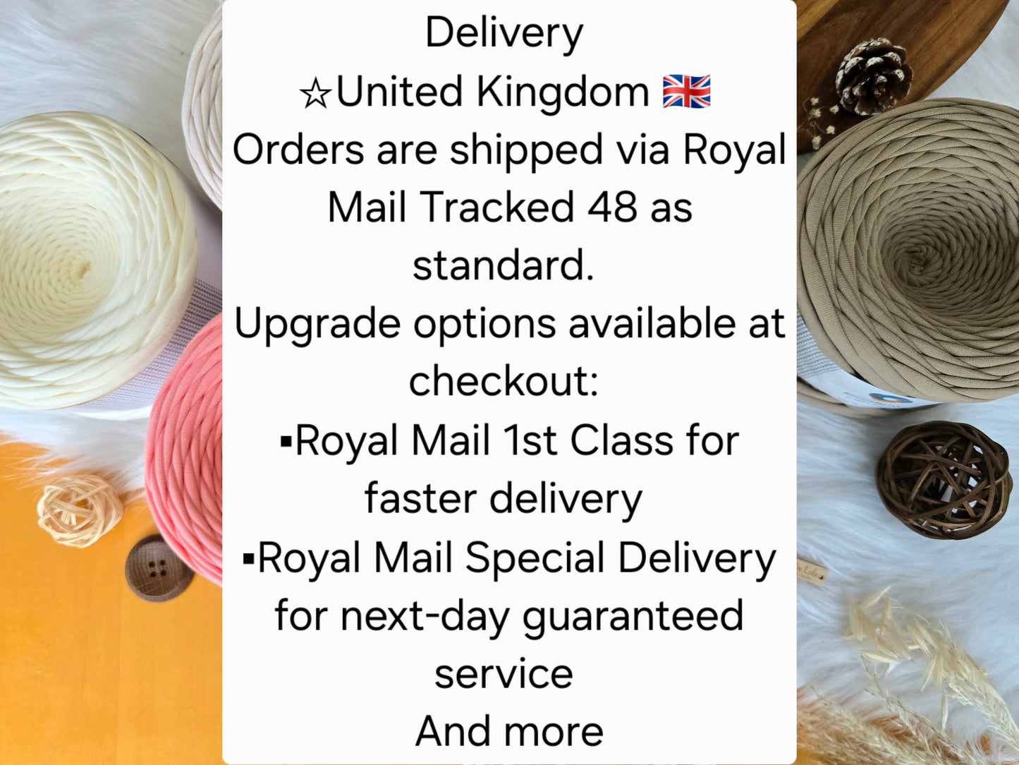 Tshirt yarn 100metres/110yards, 290-380gr, 9-11mm thickness, 100% Cotton Premium quality PRE-ORDERS