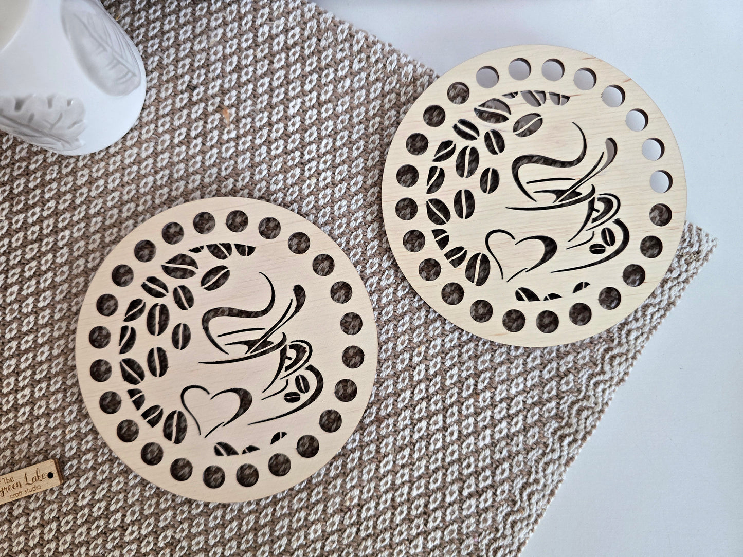Coaster crochet DIY Kit - make 2