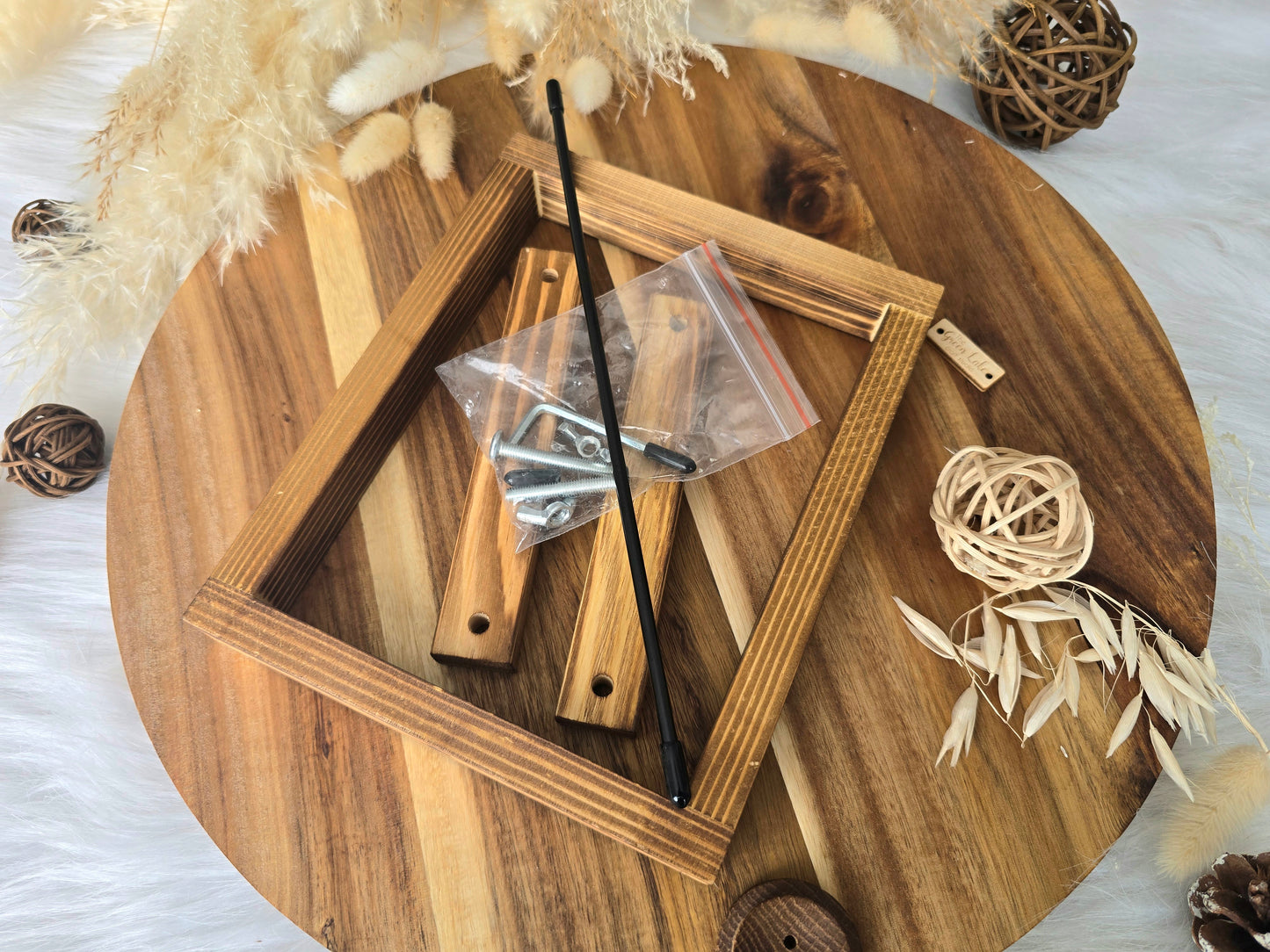 Wooden yarn holder Large