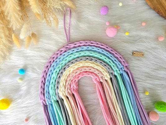 Rainbow Crochet Kit Pastel colours