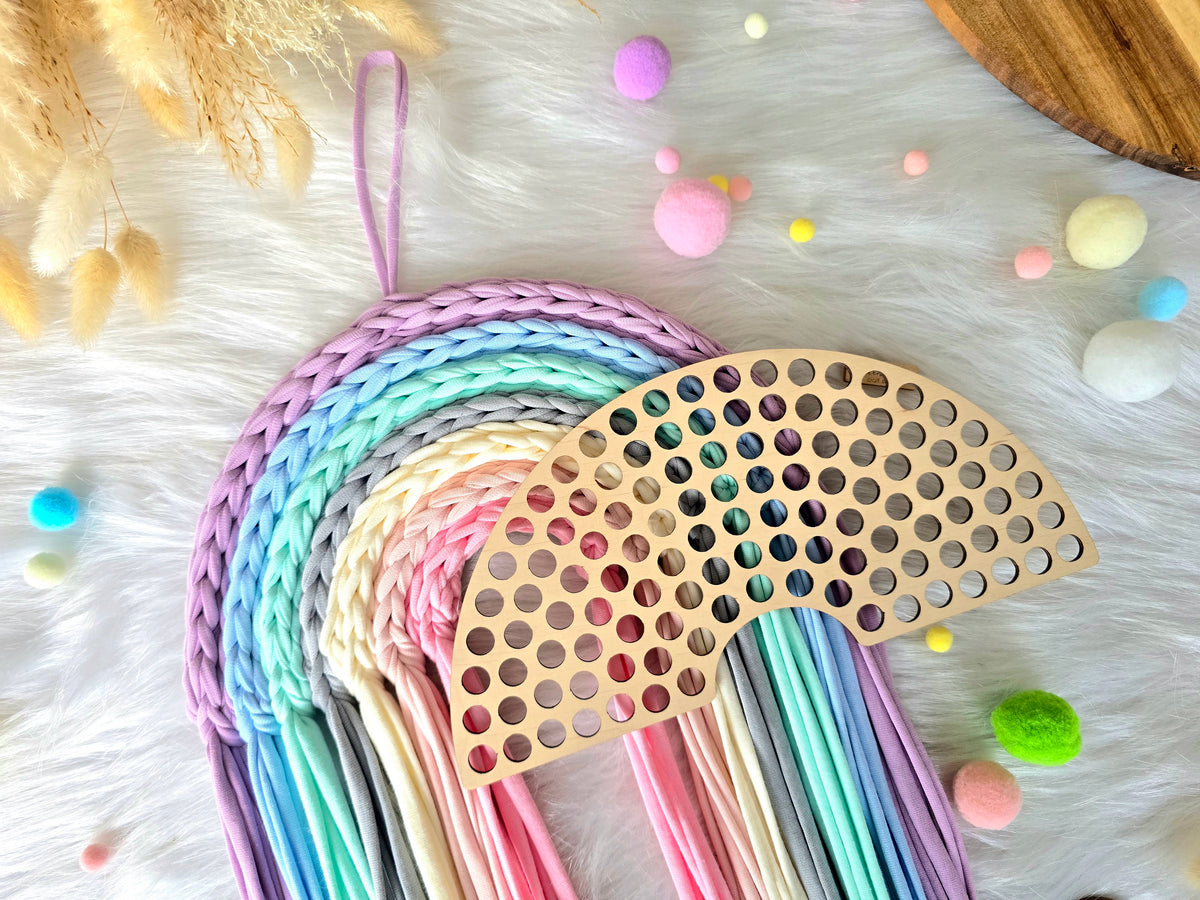 Rainbow Crochet Kit Pastel colours