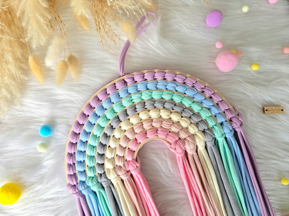 Rainbow Crochet Kit Pastel colours