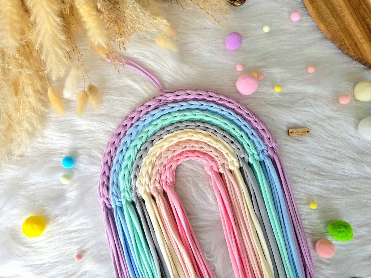 Rainbow Crochet Kit Pastel colours