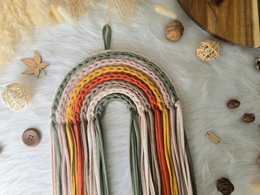 Rainbow Crochet Kit Woodland colours