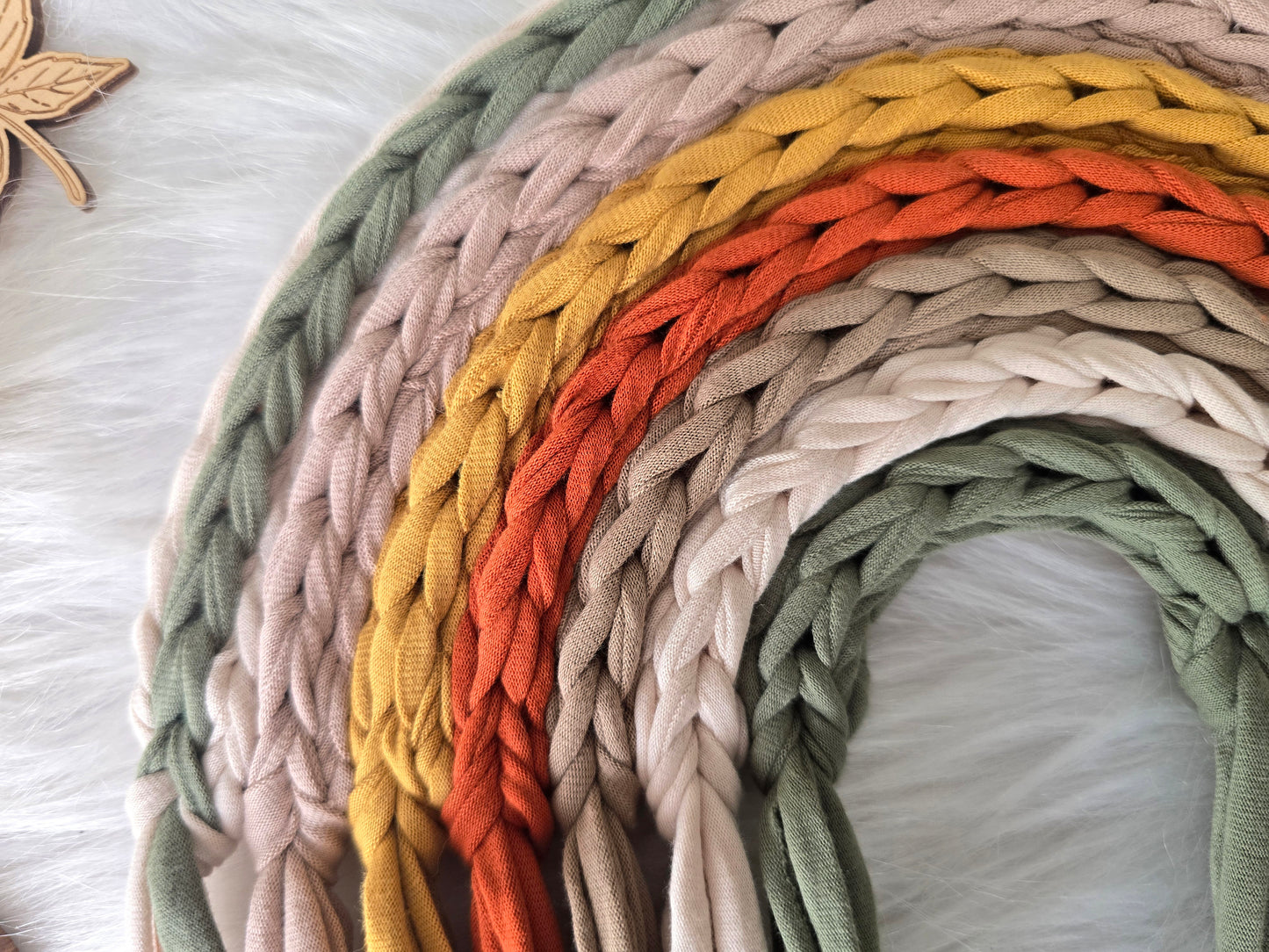 Rainbow Crochet Kit Woodland colours